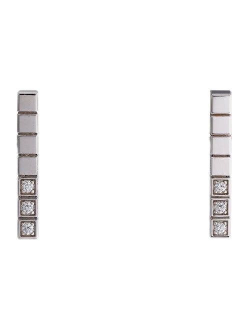 Chopard 18K Diamond Ice Cube Drop Earrings