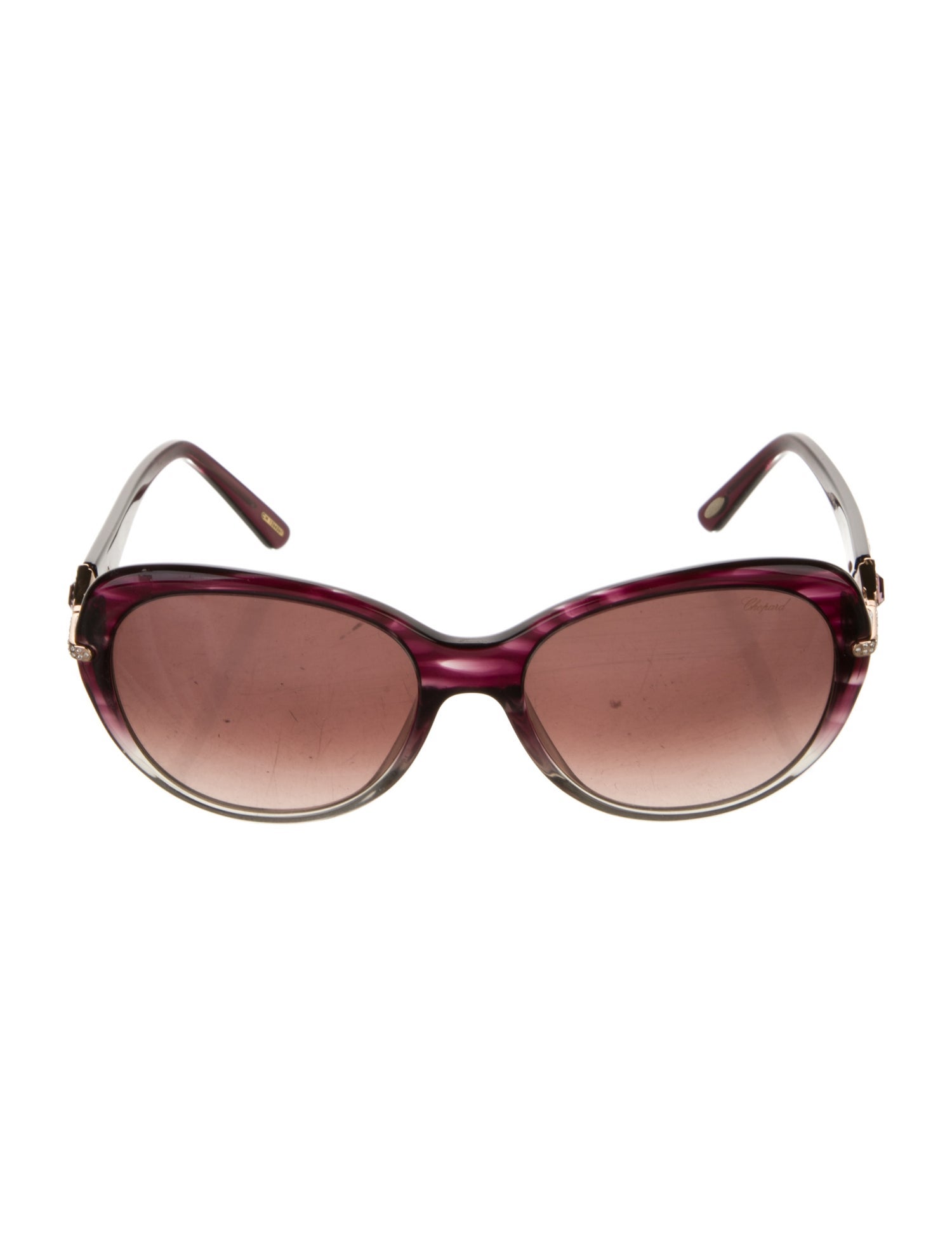 Chopard Round Gradient Sunglasses
