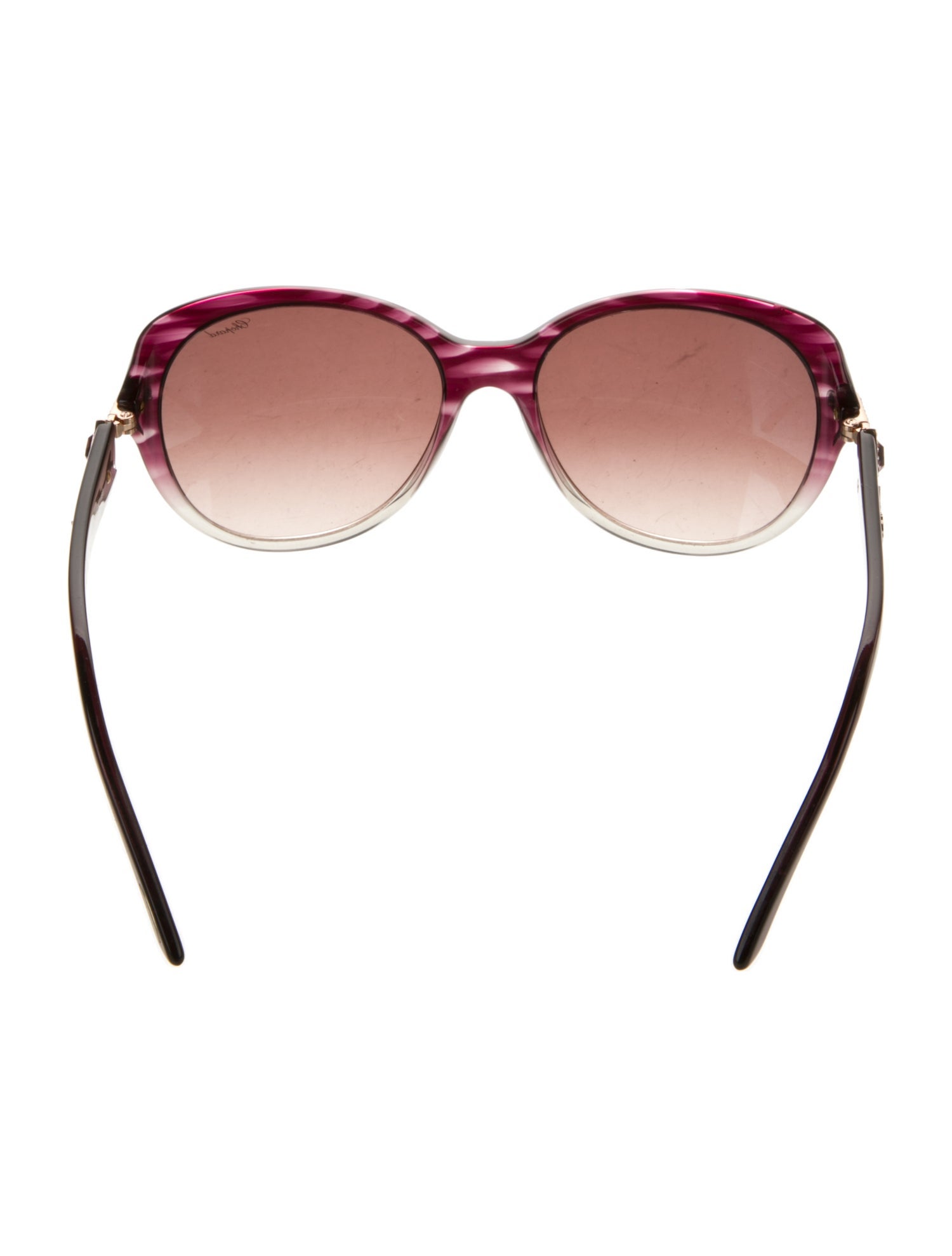 Chopard Round Gradient Sunglasses