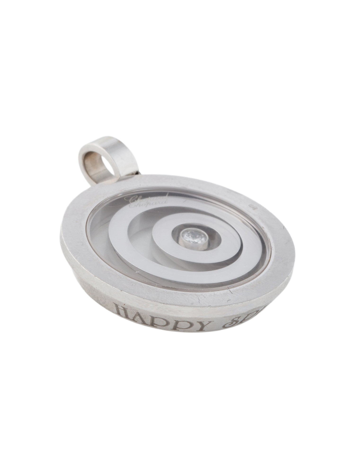 Chopard 18K Diamond Happy Spirit Pendant Necklace