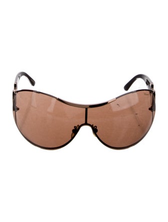 Chopard Shield Mirrored Sunglasses