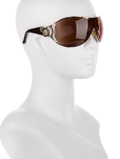 Chopard Shield Mirrored Sunglasses