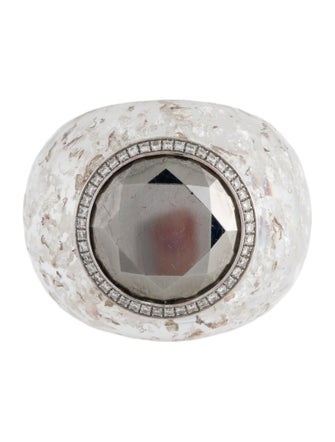 Chopard 18K Diamond & Resin Cocktail Ring