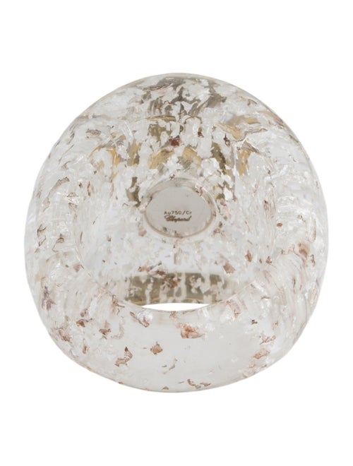 Chopard 18K Diamond & Resin Cocktail Ring