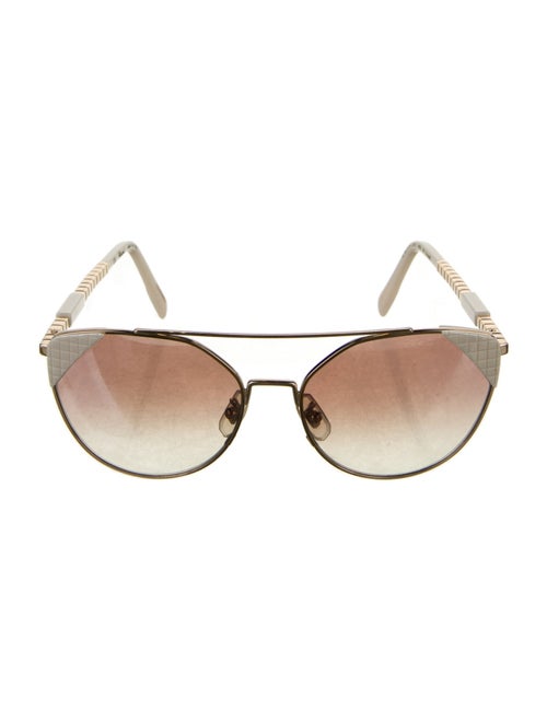 Chopard Round Gradient Sunglasses