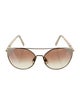 Chopard Round Gradient Sunglasses