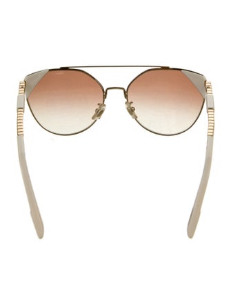 Chopard Round Gradient Sunglasses