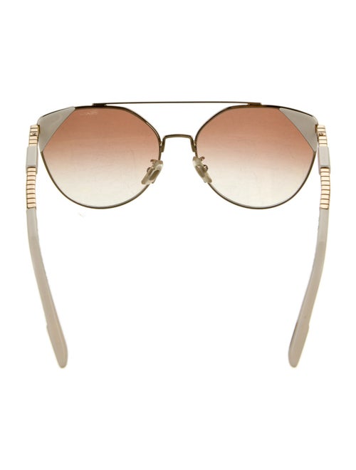 Chopard Round Gradient Sunglasses