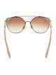 Chopard Round Gradient Sunglasses