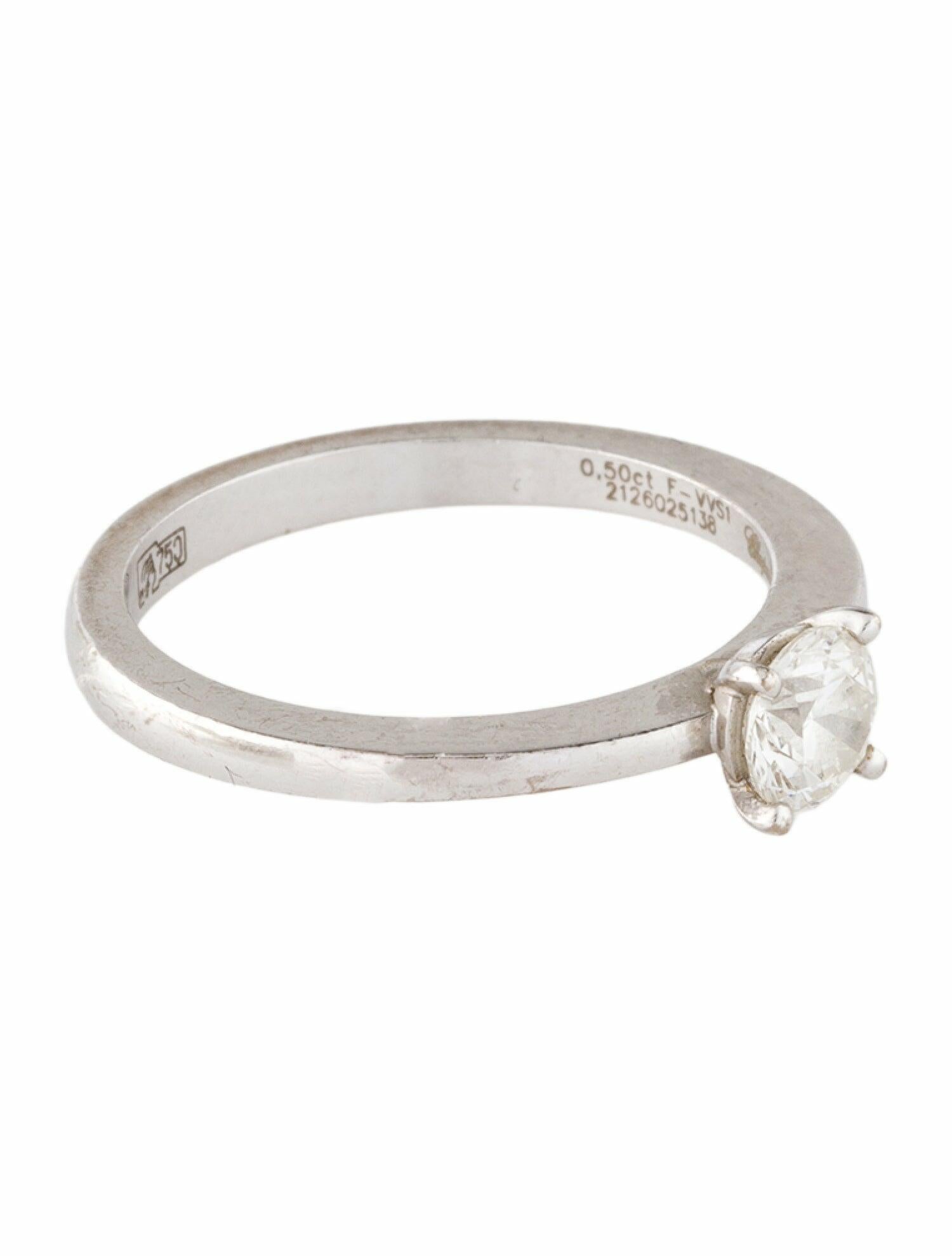 Chopard 18K Diamond For Ever Engagement Ring