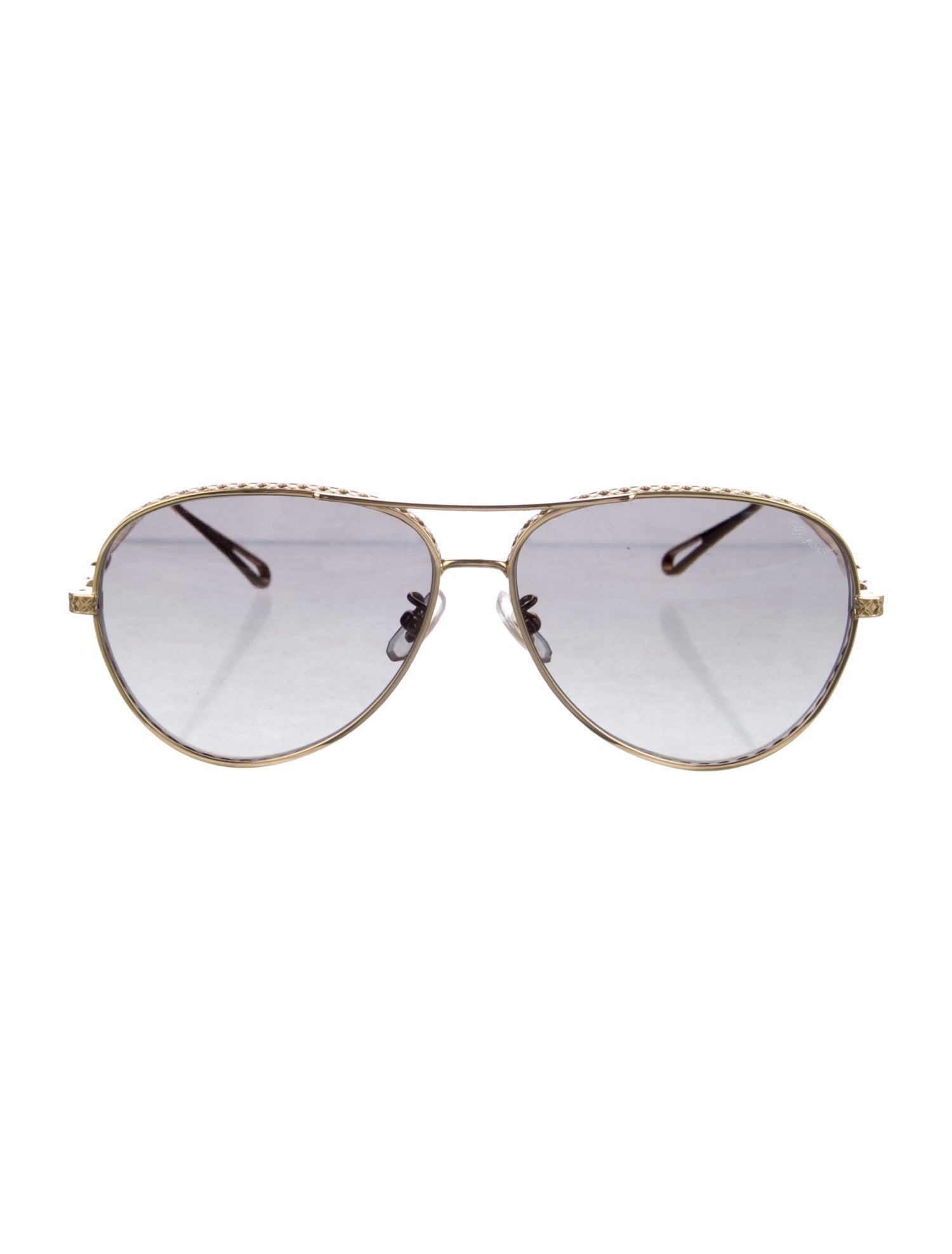 Chopard Aviator Mirrored Sunglasses