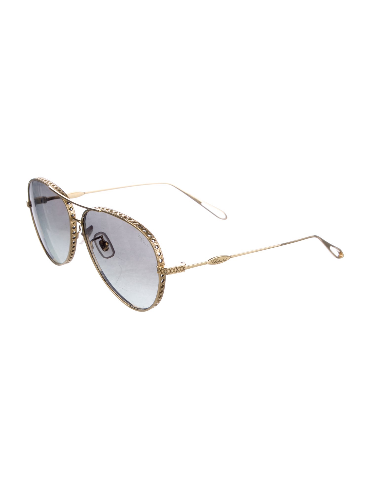 Chopard Aviator Mirrored Sunglasses