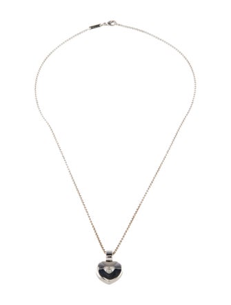 Chopard 18K Diamond Happy Heart Pendant Necklace