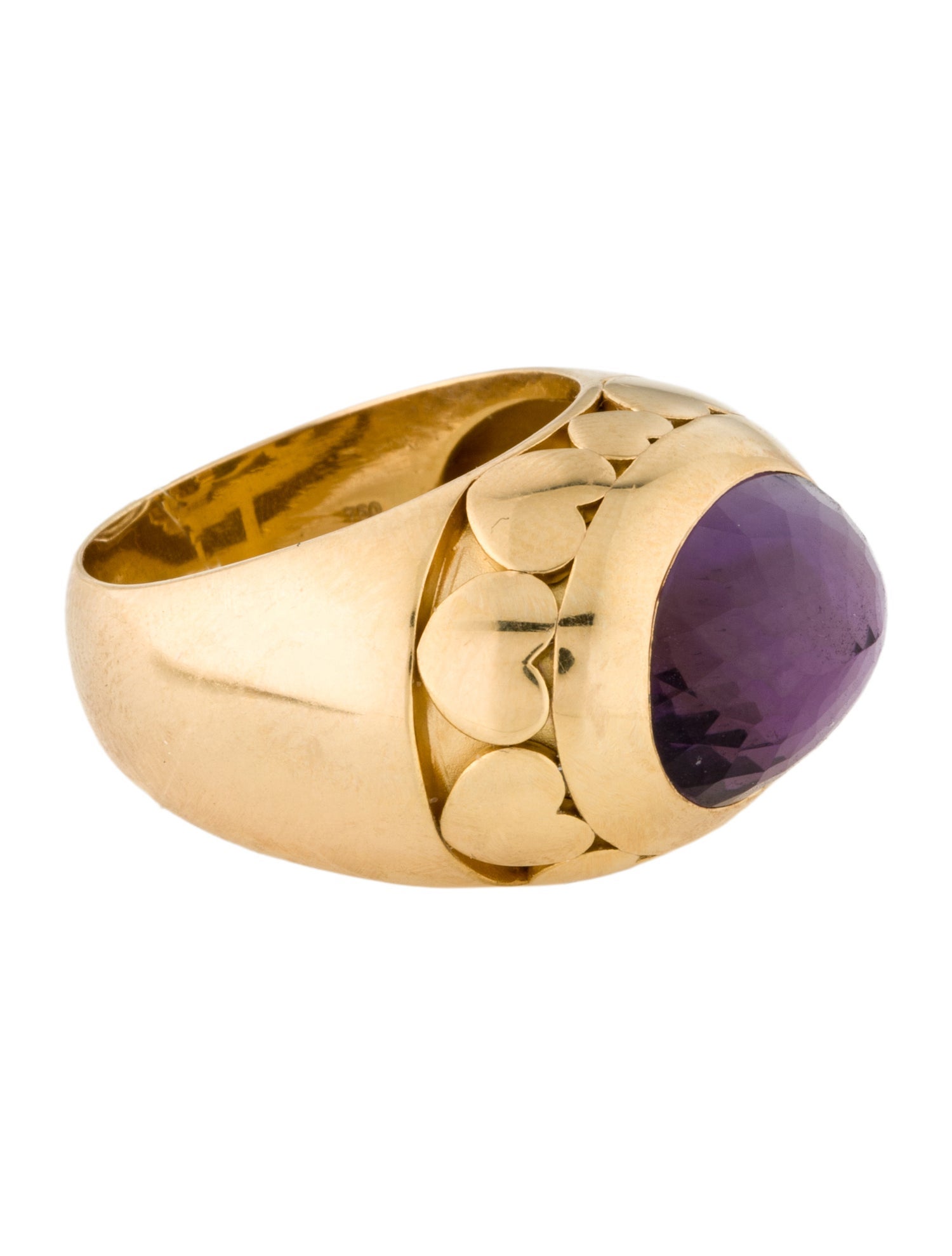 Chopard 18K Amethyst Cocktail Ring