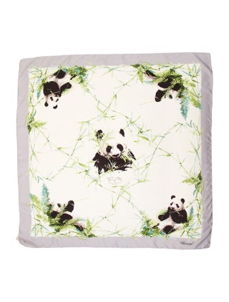 Chopard World Map Silk Scarf