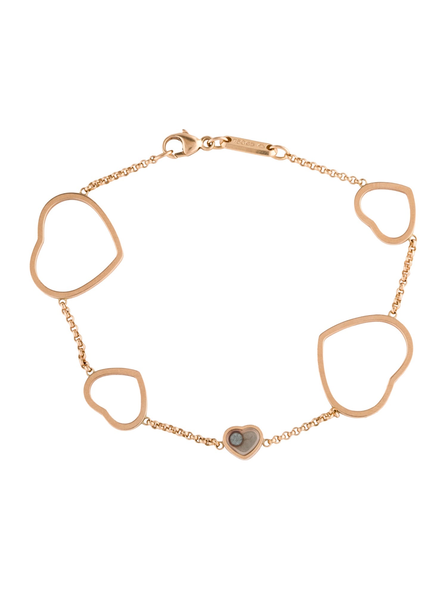 Chopard 18K Diamond Happy Hearts Bracelet