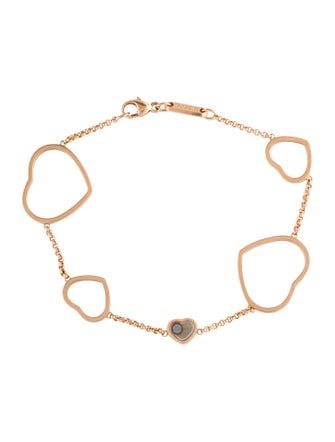 Chopard 18K Diamond Happy Hearts Bracelet