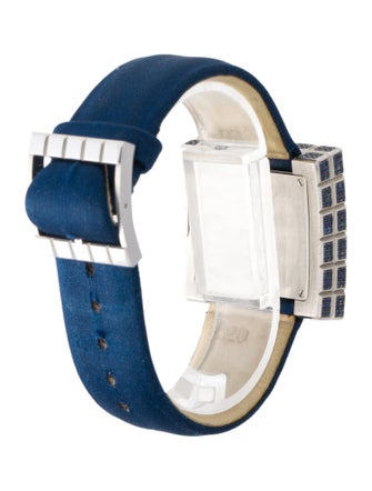 Chopard Ice Cube Full Pave Sapphires and Diamonds Watch