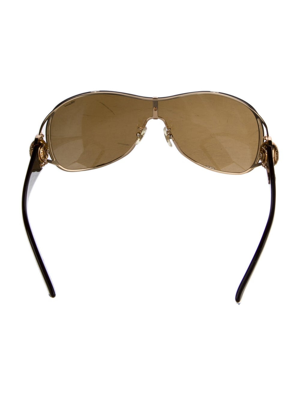 Chopard Shield Sunglasses Brown Acetate Tinted Le… - image 2