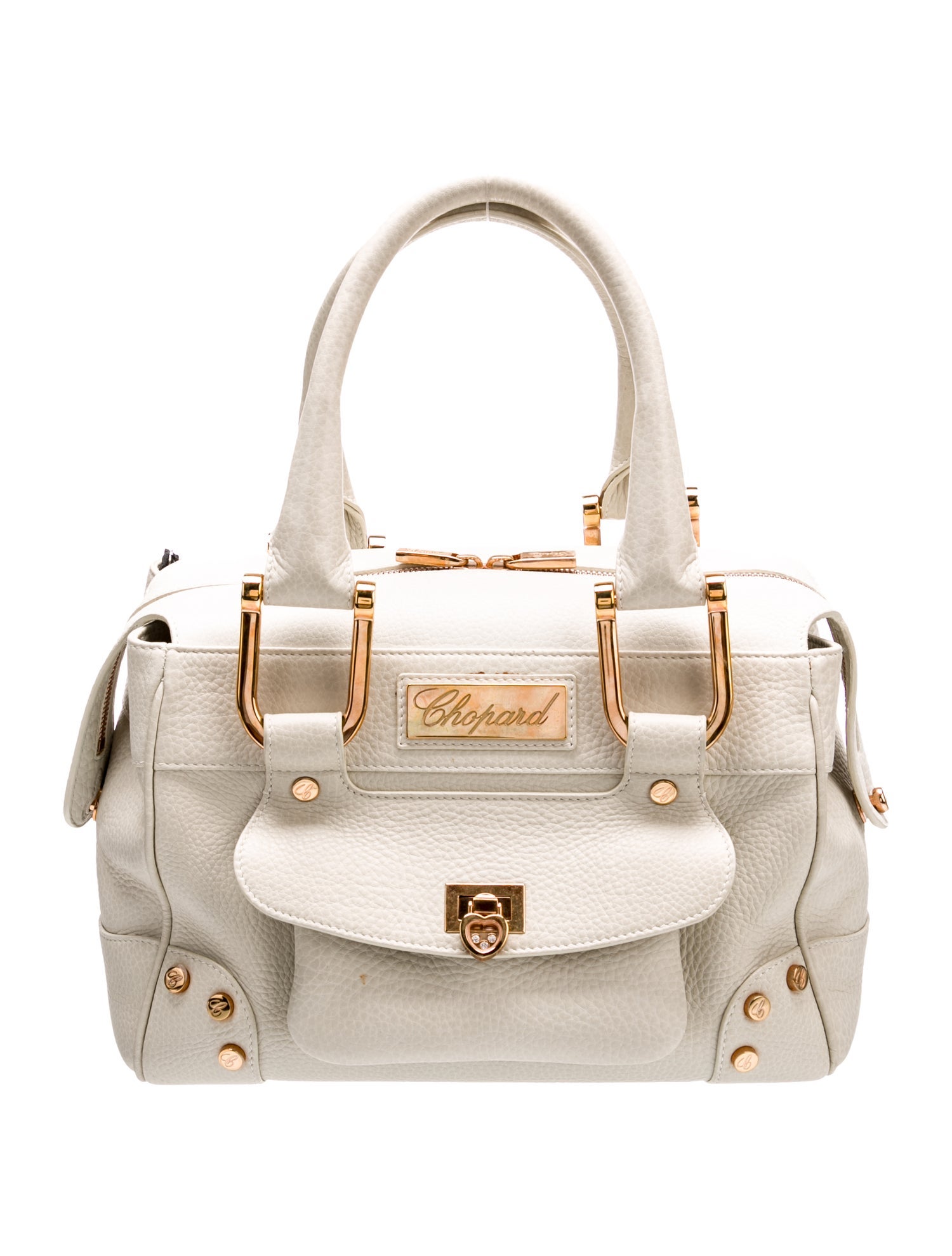 Chopard Leather Top Handle Bag