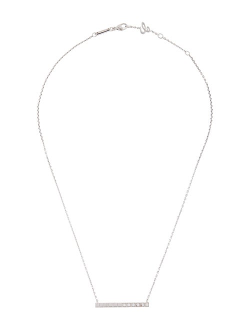 Chopard 18K Diamond Ice Cube Pendant Necklace