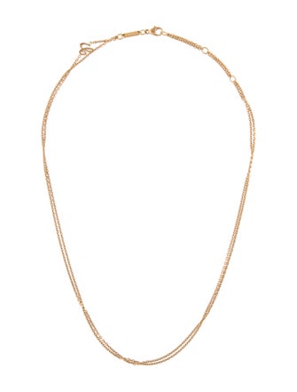 Chopard 18K Double Chain Necklace