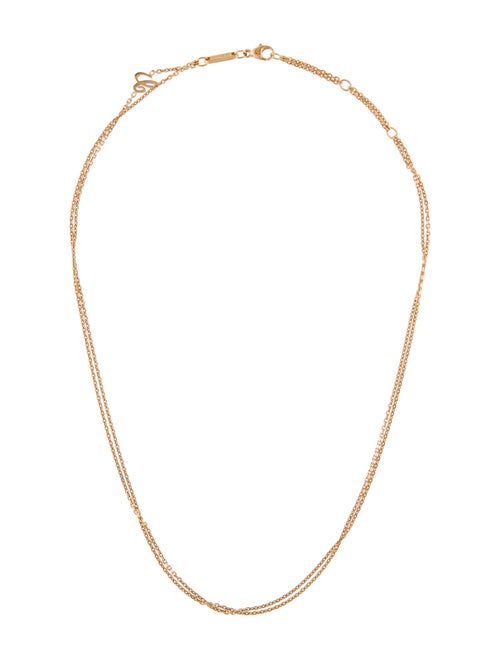 Chopard 18K Double Chain Necklace