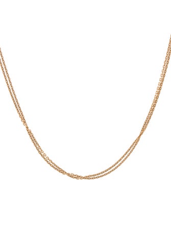 Chopard 18K Double Chain Necklace