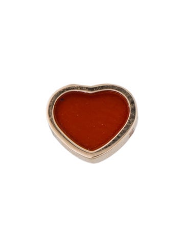 Chopard Stud 18K Carnelian My Happy Hearts Single Earring