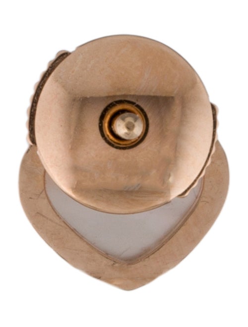 Chopard 18K Mother of Pearl My Happy Hearts Single Stud Earring