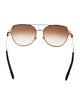 Chopard Aviator Gradient Sunglasses