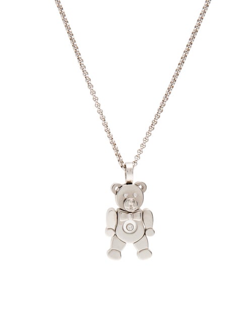 Chopard 18K Happy Diamonds Teddy Pendant Necklace