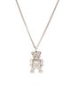 Chopard 18K Happy Diamonds Teddy Pendant Necklace