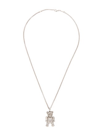Chopard 18K Happy Diamonds Teddy Pendant Necklace