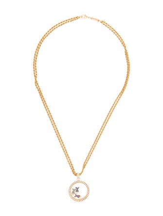 Chopard 18K Diamond Happy Fish Pendant Necklace
