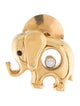 Chopard Diamond and Sapphire Elephant Pin Brooch