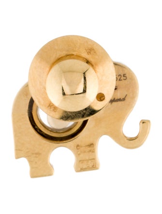 Chopard Diamond and Sapphire Elephant Pin Brooch