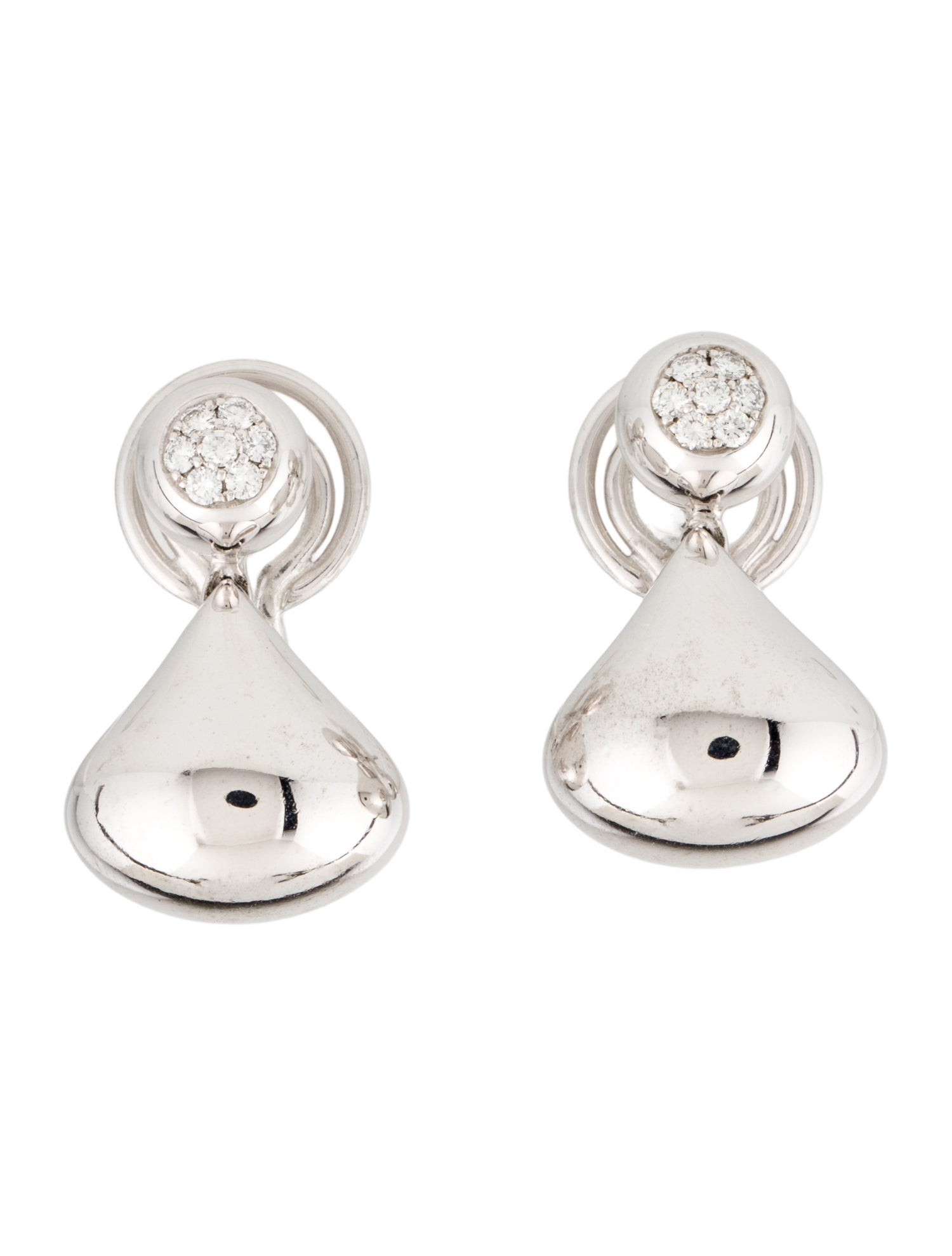 Chopard 18K Diamond Pushkin Earclip Earrings