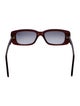 Chopard Square Tinted Sunglasses
