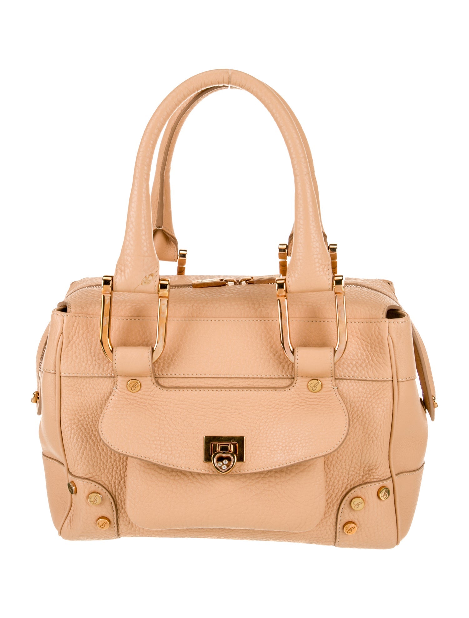 Chopard Leather Top Handle Bag