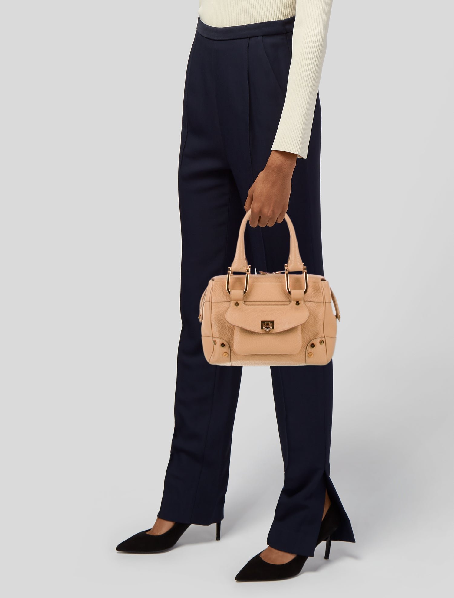 Chopard Leather Top Handle Bag