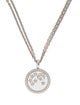 Chopard 18K Diamond Moon & Star Pendant Necklace