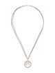 Chopard 18K Diamond Moon & Star Pendant Necklace
