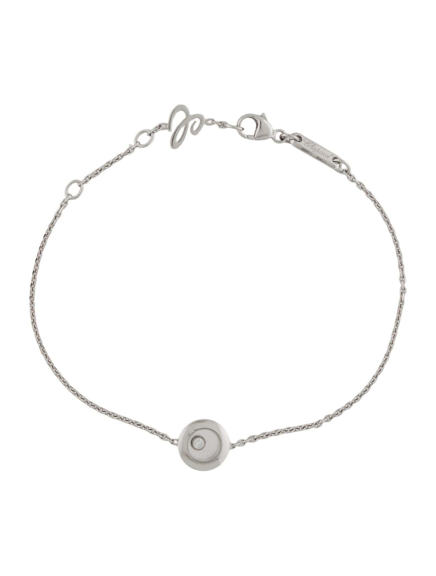 Chopard 18K Happy Diamonds Icon Bracelet