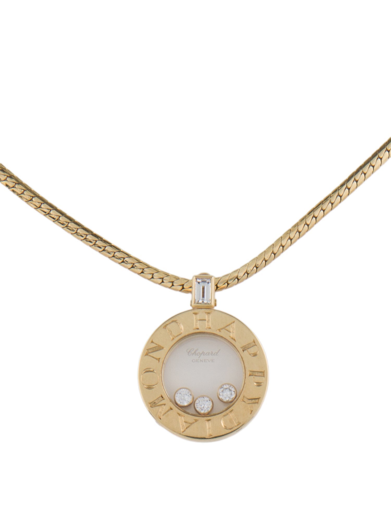 Chopard Happy Diamond Window Pendant Necklace