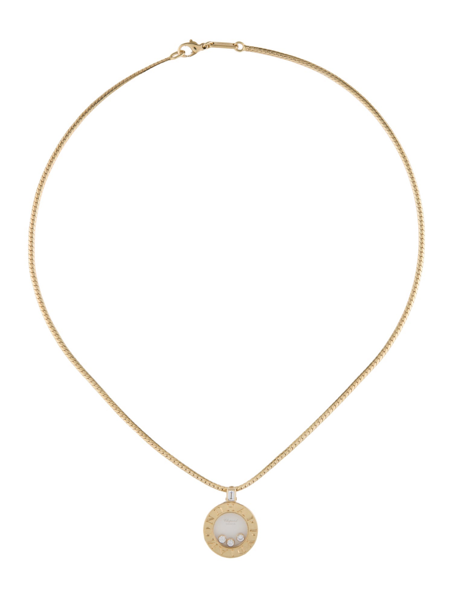 Chopard Happy Diamond Window Pendant Necklace