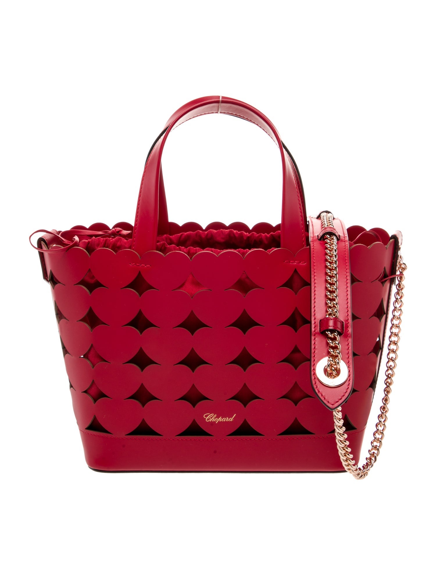 Chopard Leather Top Handle Bag