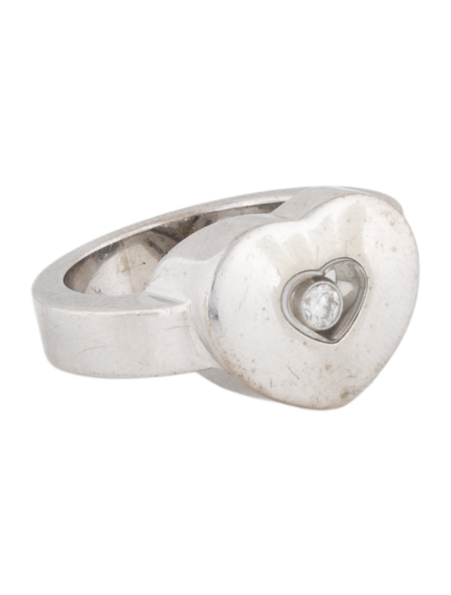 Chopard 18K Diamond Happy Heart Cocktail Ring