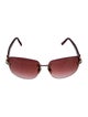 Chopard Oversize Gradient Sunglasses