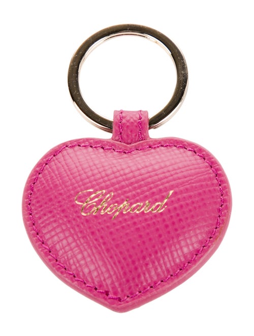 Chopard Leather Heart Shaped Keychain
